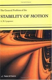 Tapa de The general problem of the stability of motion