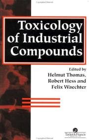 Tapa de Toxicology of industrial compounds