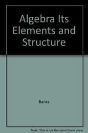 Tapa de Algebra Its Elements And Structure