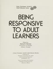 Tapa de Being responsive to adult learners