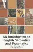 Tapa de An Introduction to English Semantics and Pragmatics (Edinburgh Textbooks on the English Language)