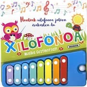 Tapa de Hontzak xilofonoa jotzen irakasten du