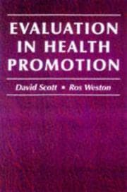 Tapa de Evaluating health promotion