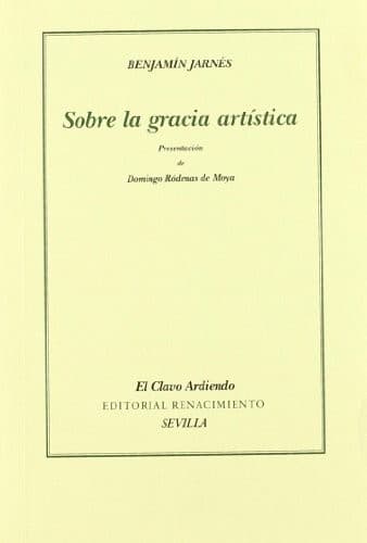 Tapa de Sobre la gracia artística