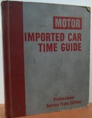 Tapa de Imported car time guide