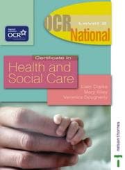 Tapa de OCR level 2 National Certificate in health and social and care