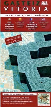 Tapa de Gasteiz - Vitoria, plano callejero y turistico