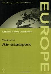 Tapa de Air Transport (Impact on Services , Vol 2-2)