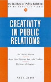 Tapa de Creativity in Public Relations (Pr in Practice Series)