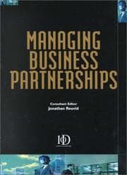 Tapa de Managing Business Partnerships