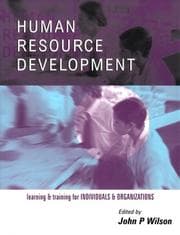 Tapa de Human Resource Development