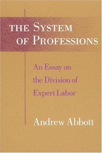 Tapa de The system of professions