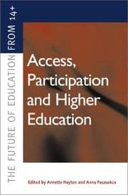 Tapa de Access, participation, and higher education