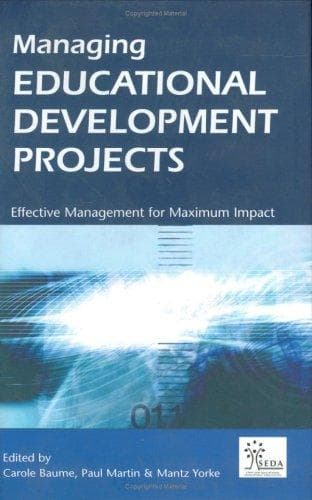 Tapa de Managing educational development projects