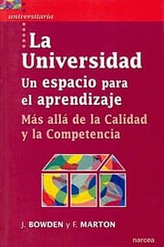 Tapa de La universidad un espacio para el aprendizaje