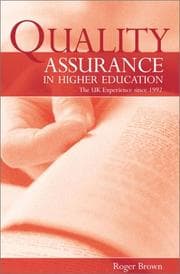Tapa de Quality Assurance in Higher Education