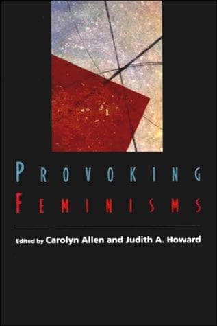Tapa de Provoking feminisms