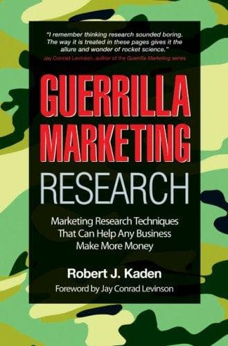 Tapa de Guerrilla marketing research