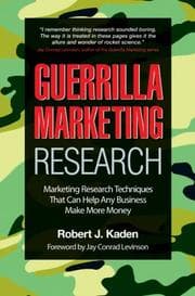 Tapa de Guerrilla marketing research