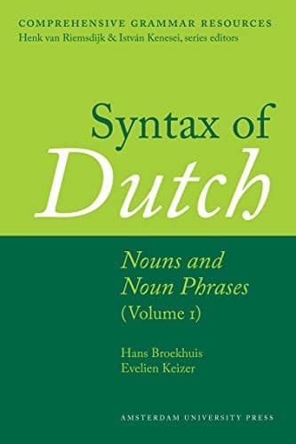 Tapa de Syntax of Dutch