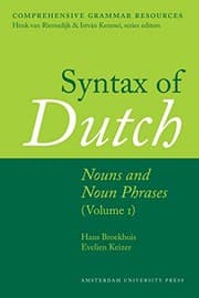 Tapa de Syntax of Dutch