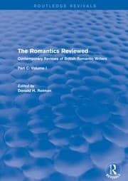 Tapa de Romantics Reviewed : Contemporary Reviews of British Romantic Writers. Part C