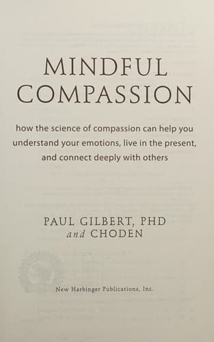 Tapa de Mindful compassion