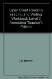 Tapa de Open Court Reading reading and Writing Workbook Level 2 Annotated Teacher's Edition