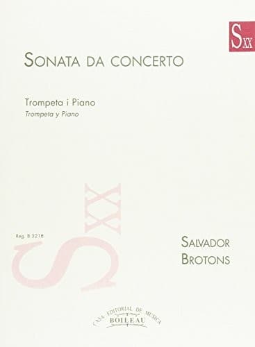 Tapa de Sonata da Concerto, op.52