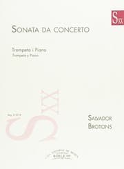 Tapa de Sonata da Concerto, op.52