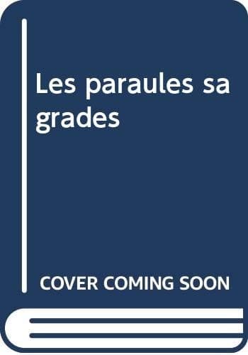 Tapa de Les paraules sagrades
