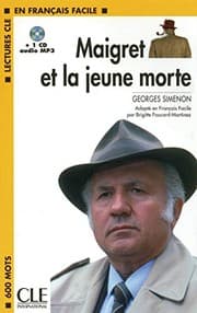 Tapa de Maigret et la jeune morte FLE Lecture+MP3