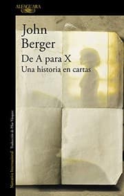Tapa de De A para X. Una historia en cartas