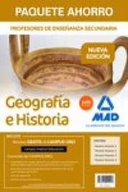 Tapa de Paquete Ahorro Geografía e Historia. Cuerpo de Profesores de Enseñanza Secundaria