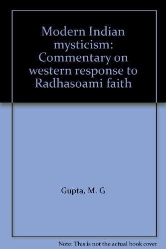 Tapa de Modern Indian mysticism