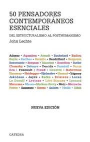 Tapa de Cincuenta pensadores contemporáneos esenciales