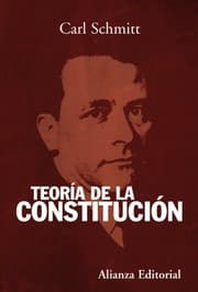 Tapa de Teoría de la Constitución
