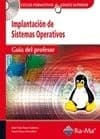 Tapa de Guía Didáctica. Implantación de sistemas operativos R. D. 1691/2007