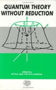 Tapa de Quantum Theory Without Reduction