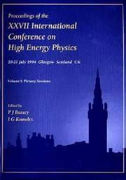 Tapa de Proceedings of the XXVII International Conference on High Energy Physics