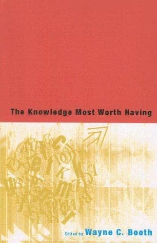 Tapa de The Knowledge Most Worth Having