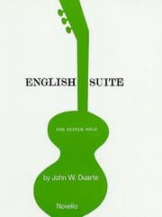 Tapa de English Suite for Guitar