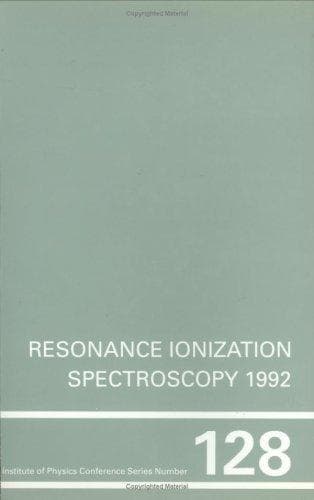 Tapa de Resonance ionization spectroscopy 1992