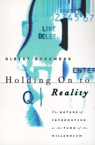 Tapa de Holding On to Reality