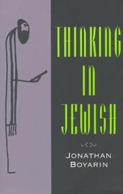 Tapa de Thinking in Jewish