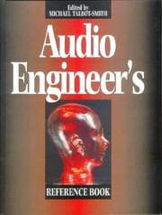 Tapa de Audio Engineer's Reference Book