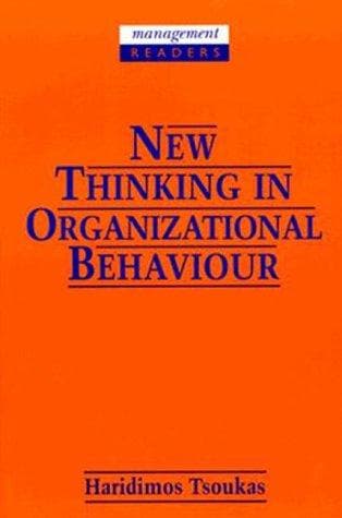 Tapa de New thinking in organizational behaviour