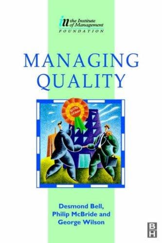 Tapa de Managing quality