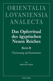 Tapa de Das Opferritual des ägyptischen Neuen Reiches