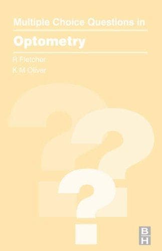 Tapa de Multiple choice questions in optometry